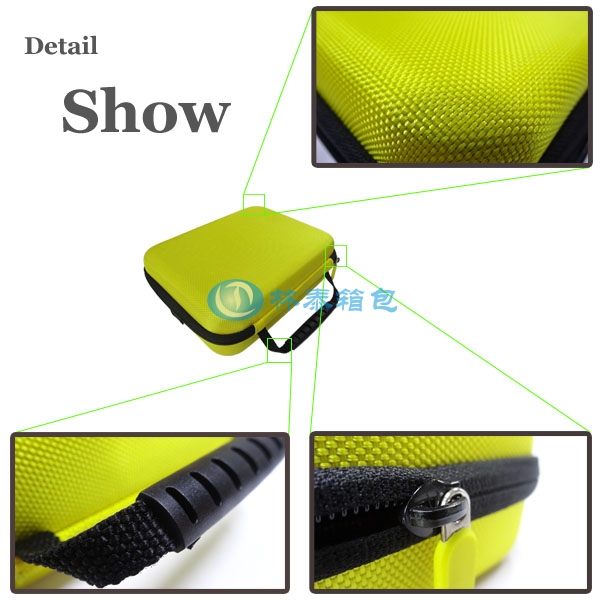 （標準中號）黃色 EVA相機包把手拉牌細節